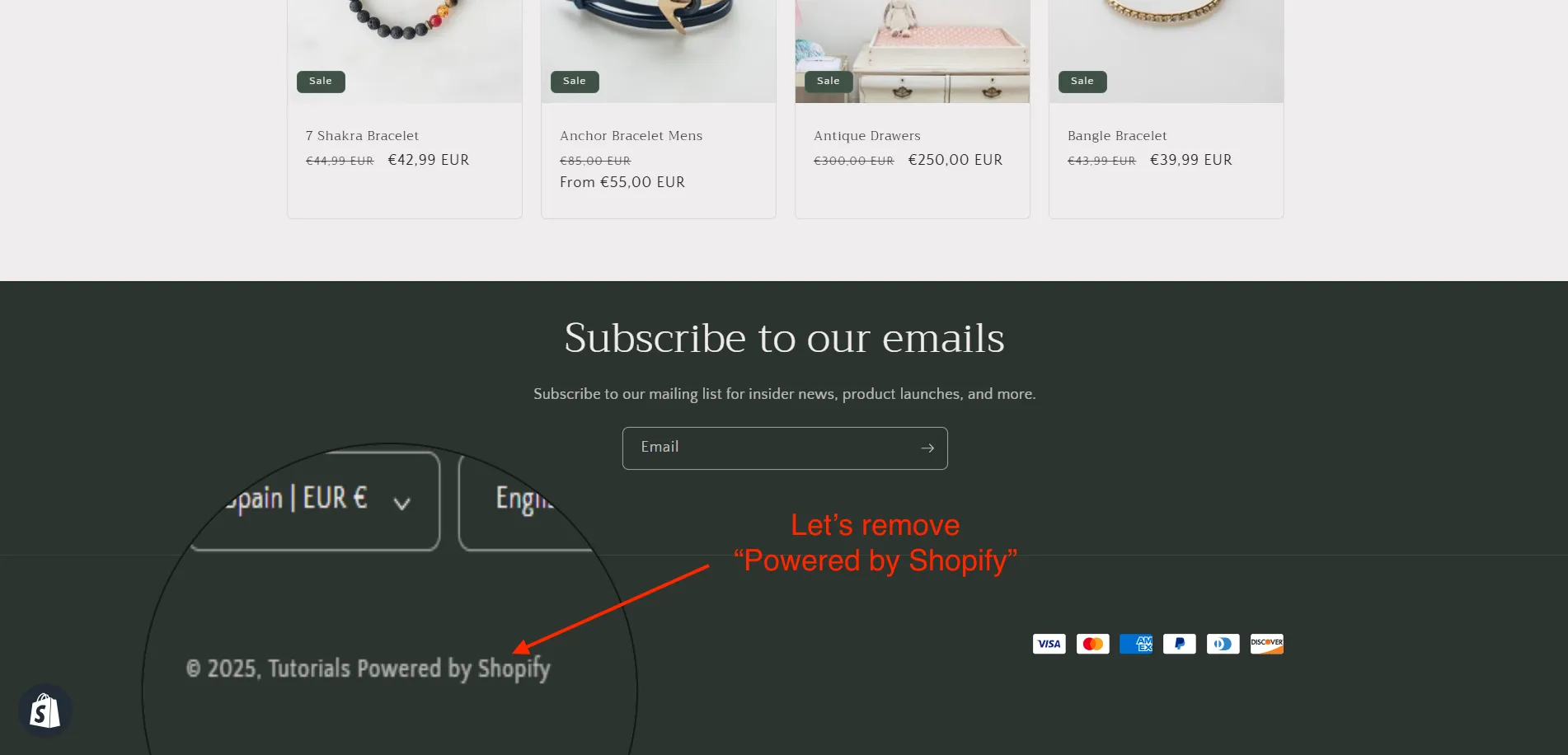 Shopify Online Store